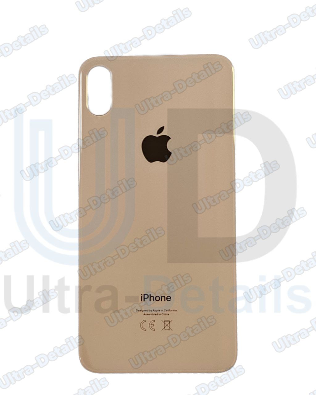 Задняя крышка для iPhone Xs Max золотой Оригинал