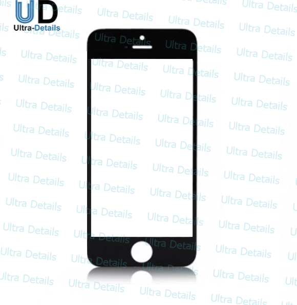 Стекло Apple iPhone 5/5C/5S/SE (черный)