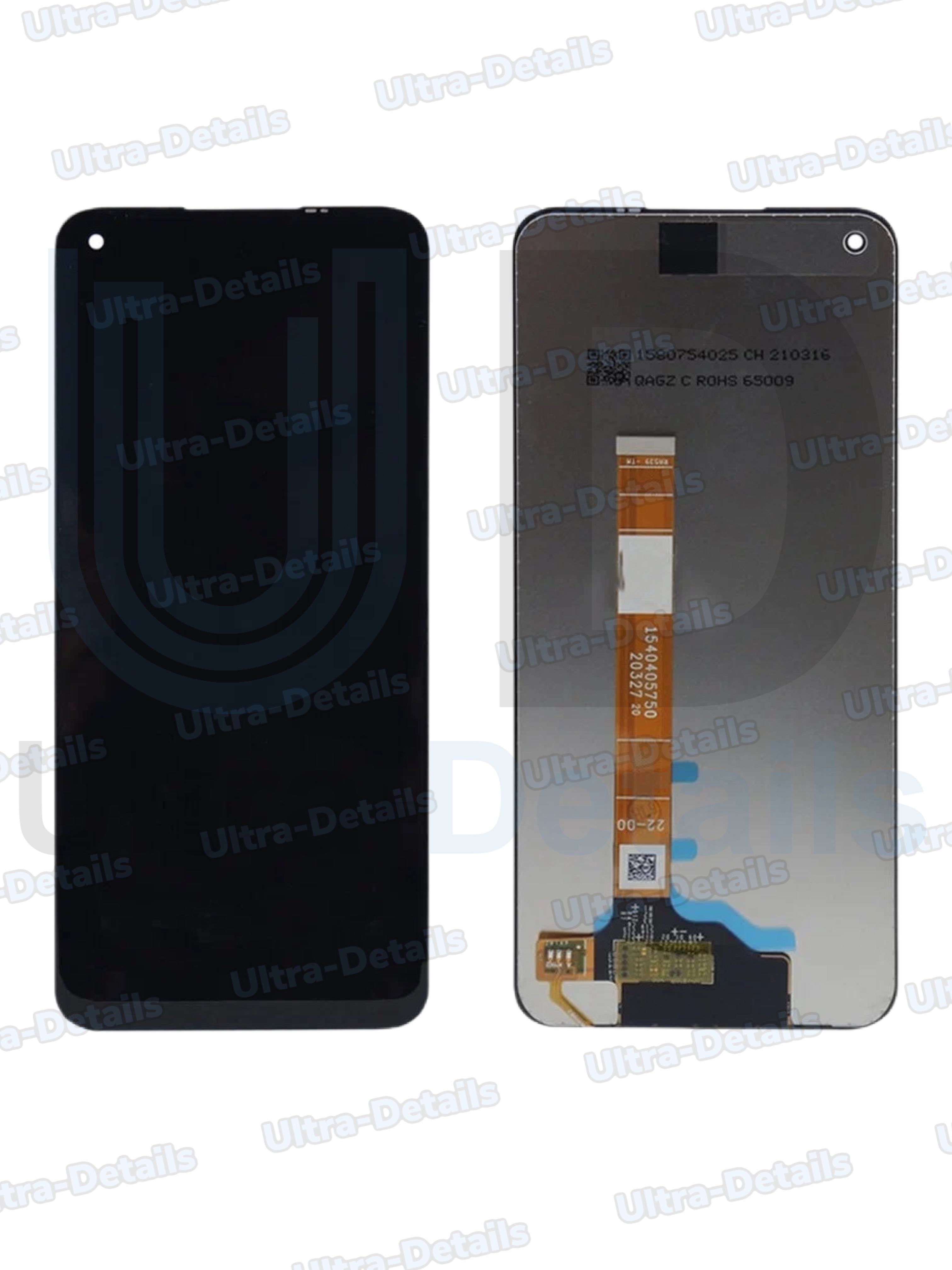 Дисплей для OPPO A52 / A72 (CPH2069 / CPH2067) / Realme 6 / Realme 6s / Realme 7 / Narzo 30 / Narzo 20 Pro в сборе с тачскрином (черный) Преимум