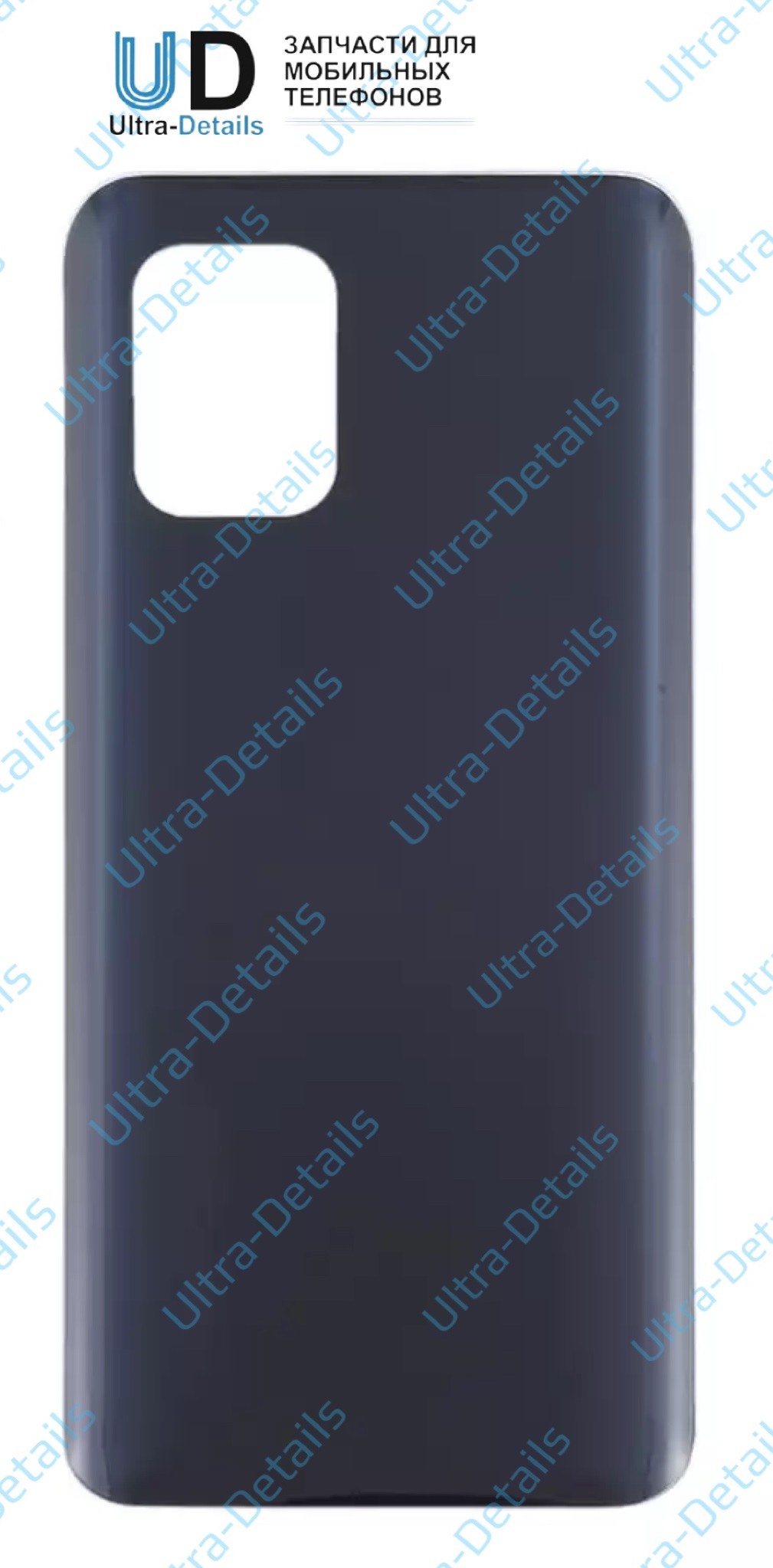 Задняя крышка для Xiaomi Mi 10 Lite (M2002J9G) черный Premium