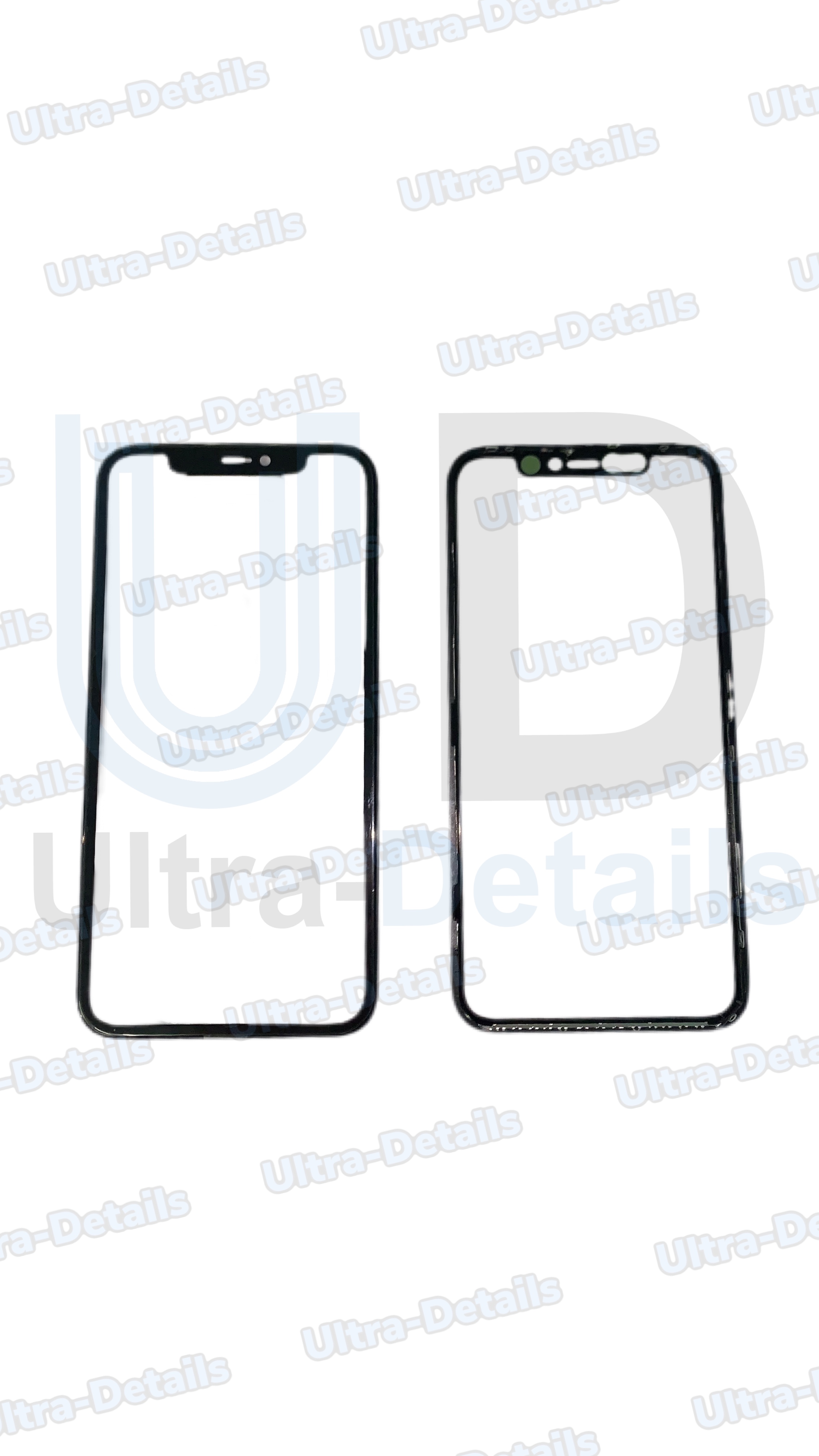 Стекло с рамкой для переклейки iPhone 11 в сборе OCA черный