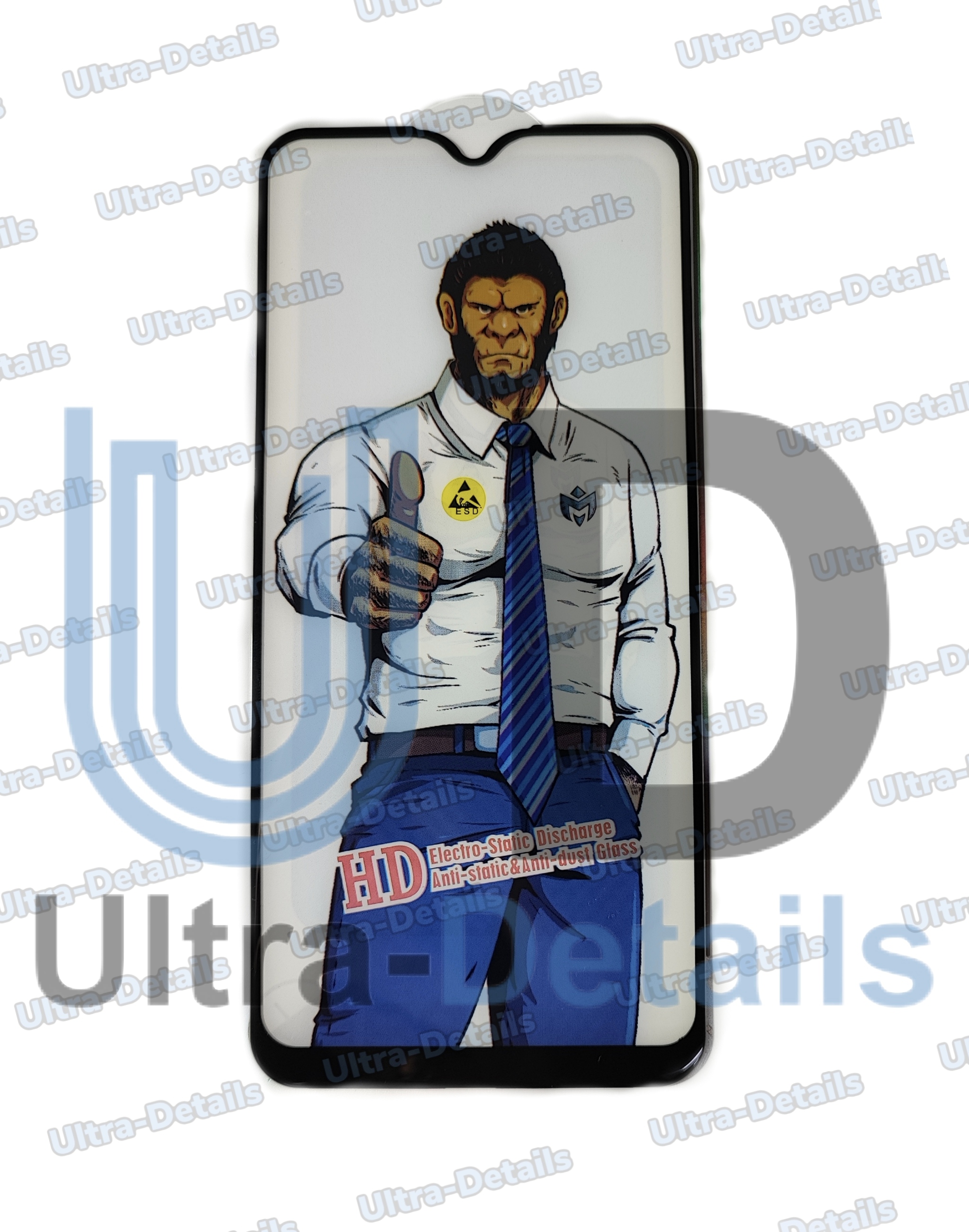Защитное стекло (G3) для Vivo Y12/Y15/Y17/Y11 2019/U10/Y12I/Y3/Y3S полное покрытие черный Антистатик
