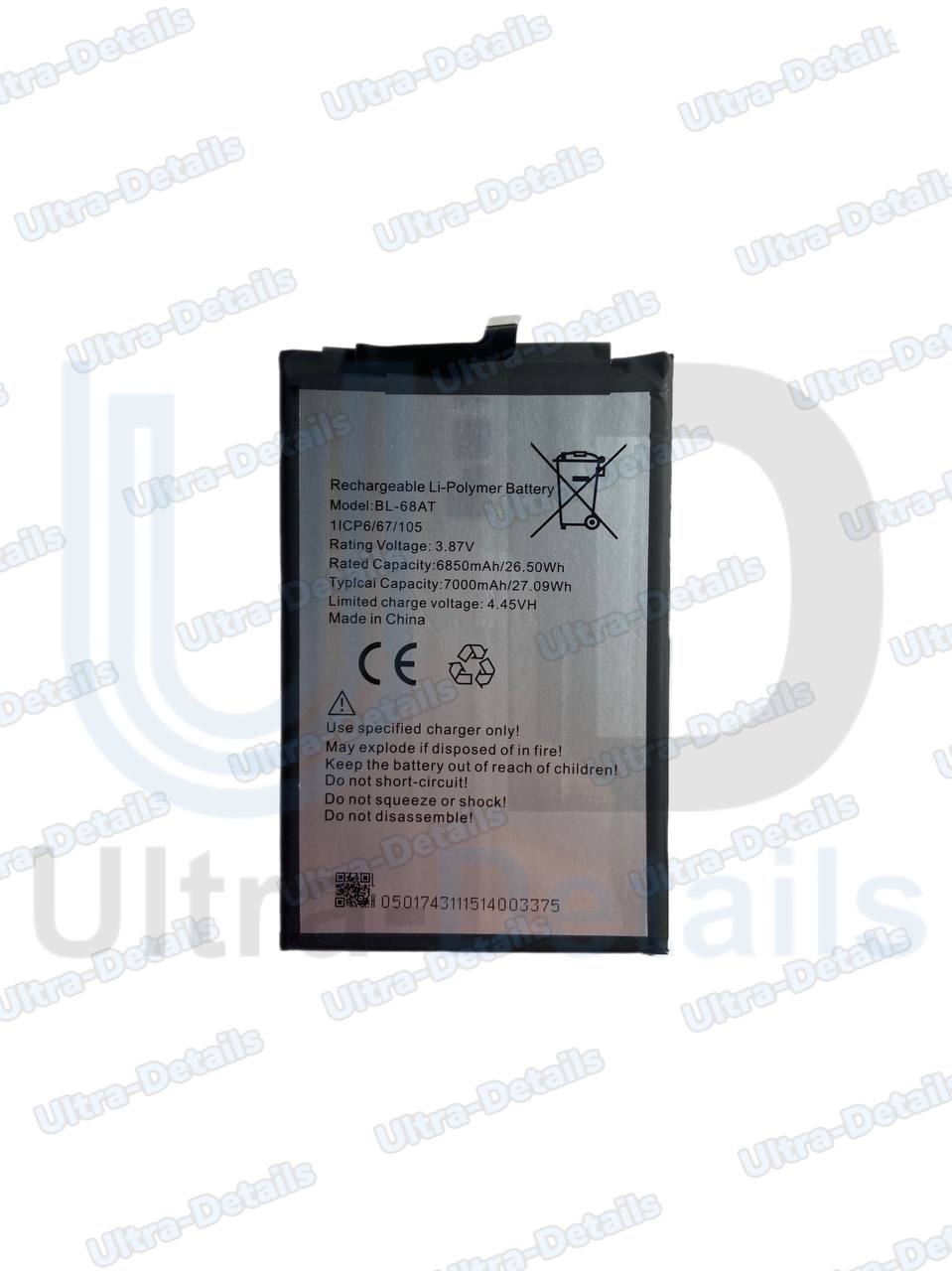 Аккумулятор для Tecno BL-68AT (Tecno Pova 2 (LE7N) / Pova 3 (LF7N) ) Premium