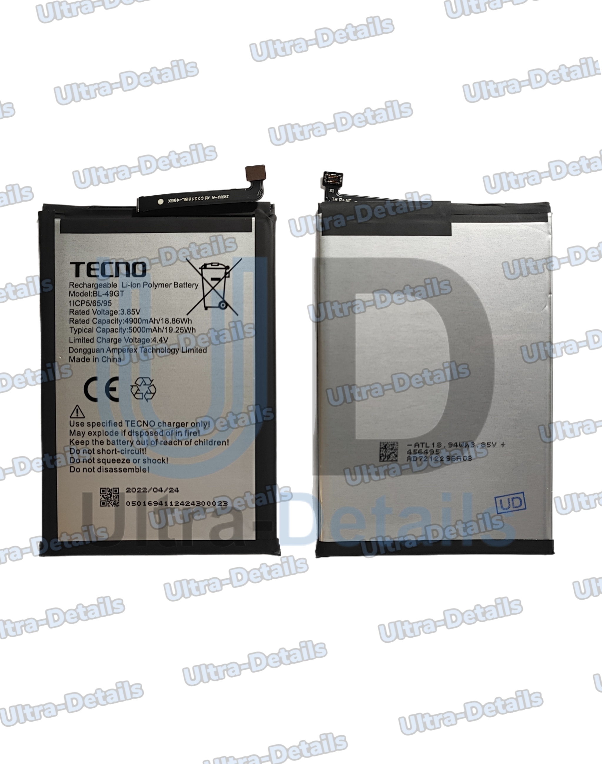 Аккумулятор для BL-49GT ( Tecno Camon 17P/18/19 Neo/Spark 9 Pro)  Premium
