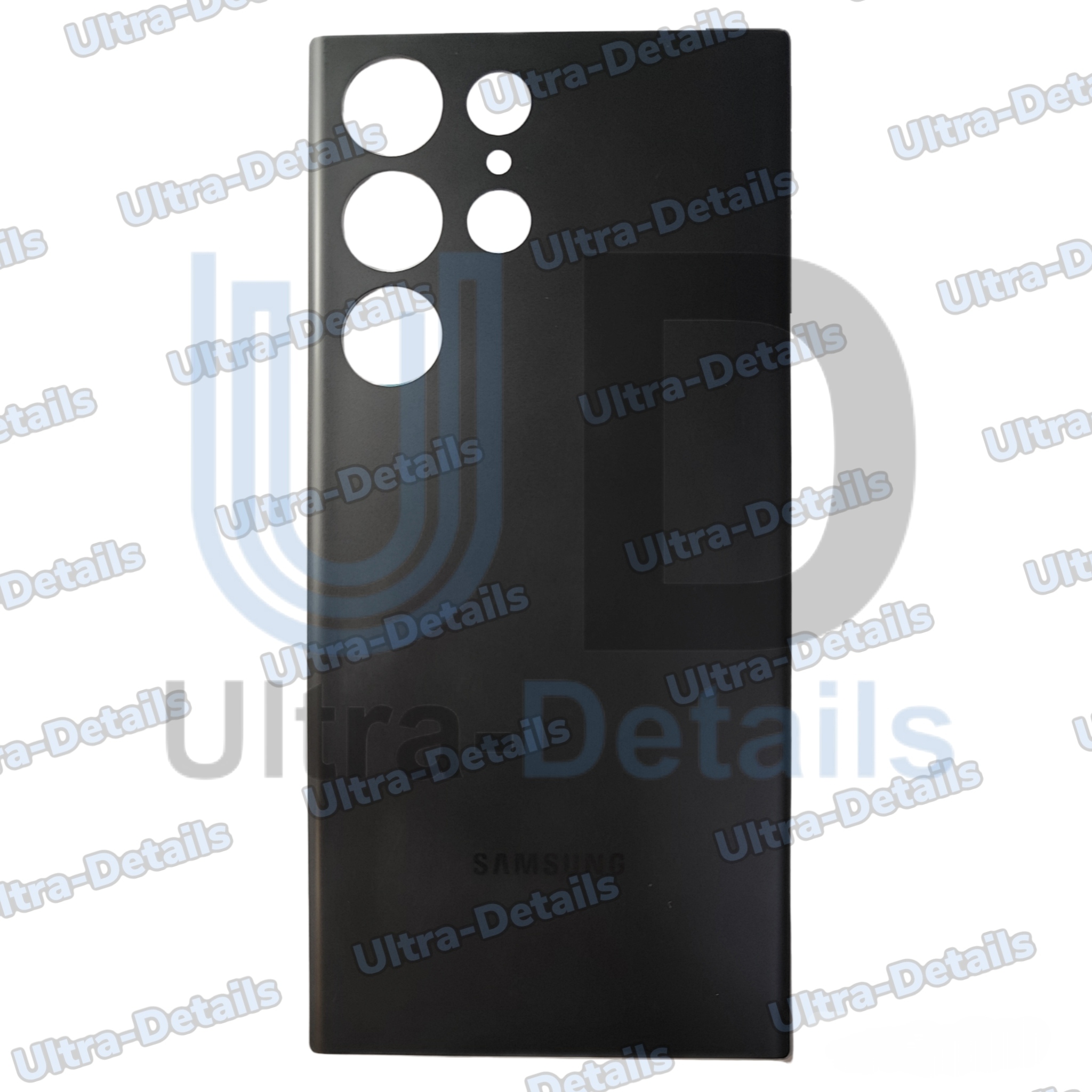 Задняя крышка для Samsung S23 Ultra (S918B) (черный) Премиум