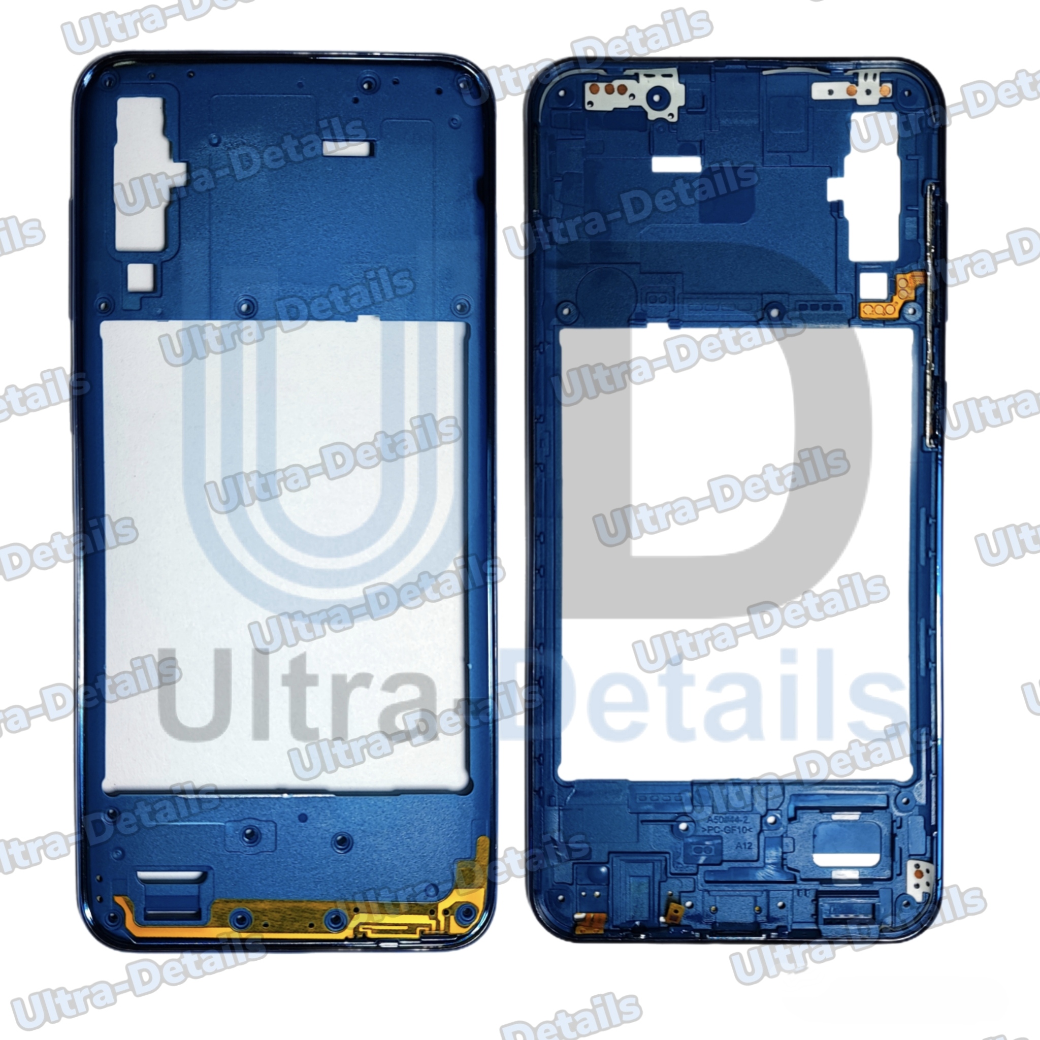 Средняя часть для Samsung A505F (A50) синий Оригинал