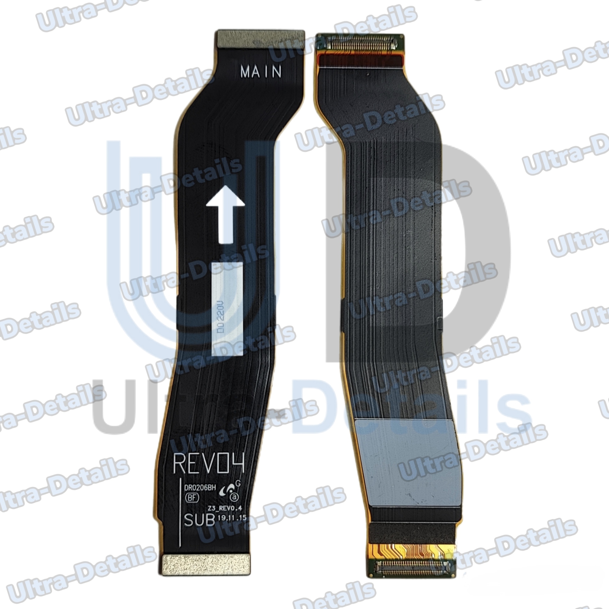 Шлейф межплатный для Samsung S20 Ultra SM-G988 (широкий коннектор) Оригинал