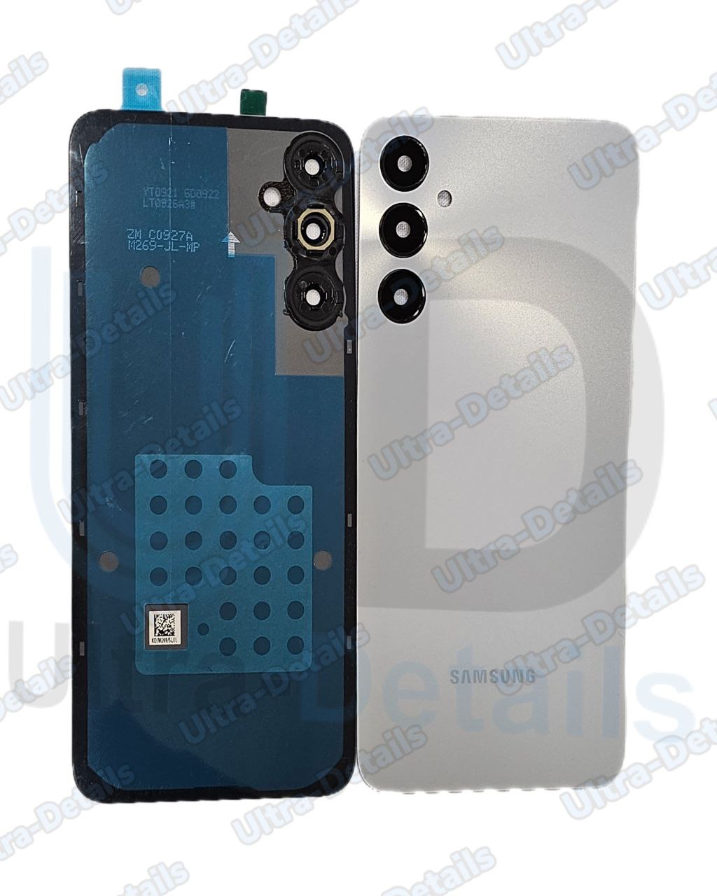 Задняя крышка для Samsung A057F (A05s) со стеклом камеры серебро