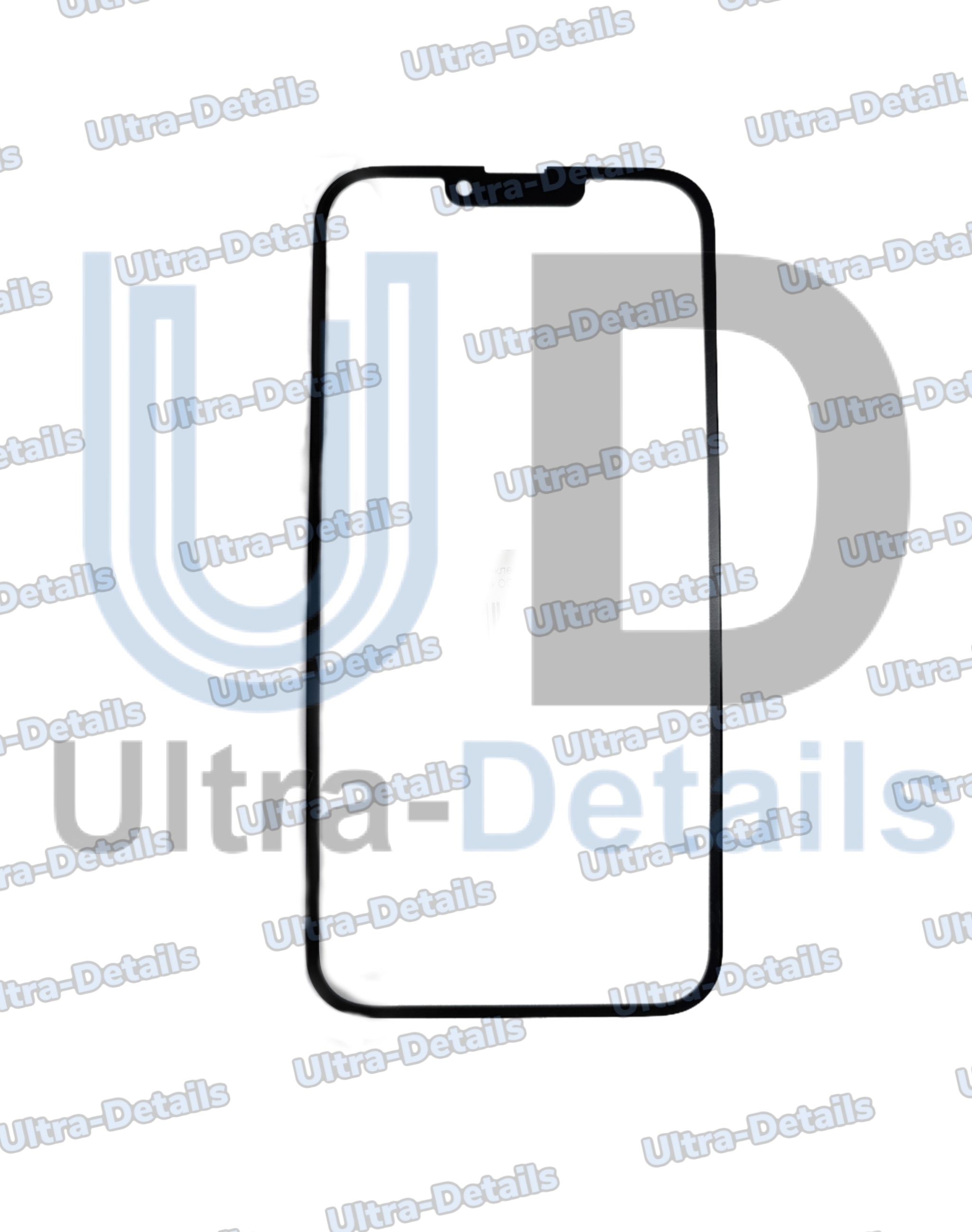 Стекло для переклейки iPhone 14 Plus / iPhone 13 Pro Max в сборе OCA черный