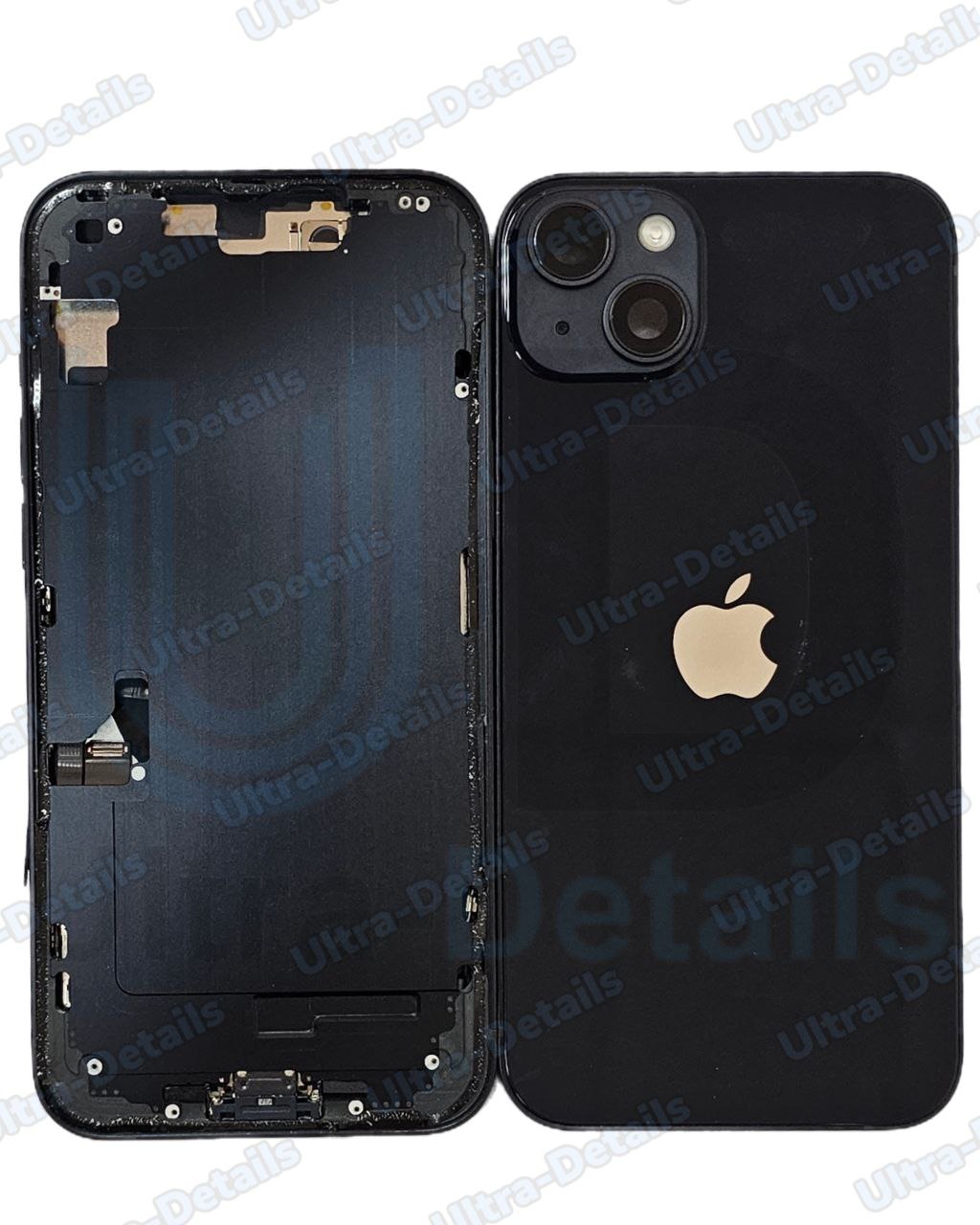 Корпус для iPhone 14 Plus в сборе  со  шлейфами и АКБ Премиум (черный)