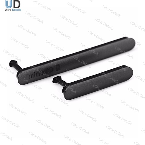 Набор заглушек (USB+MicroSD) Sony D6603 (Z3) (черный)