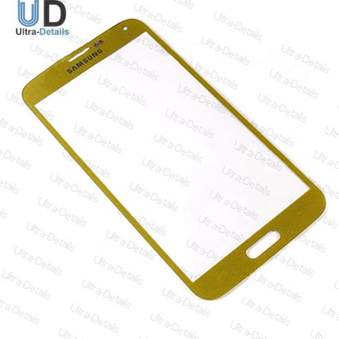 Стекло для переклейки Samsung G900F (S5) (золотой)