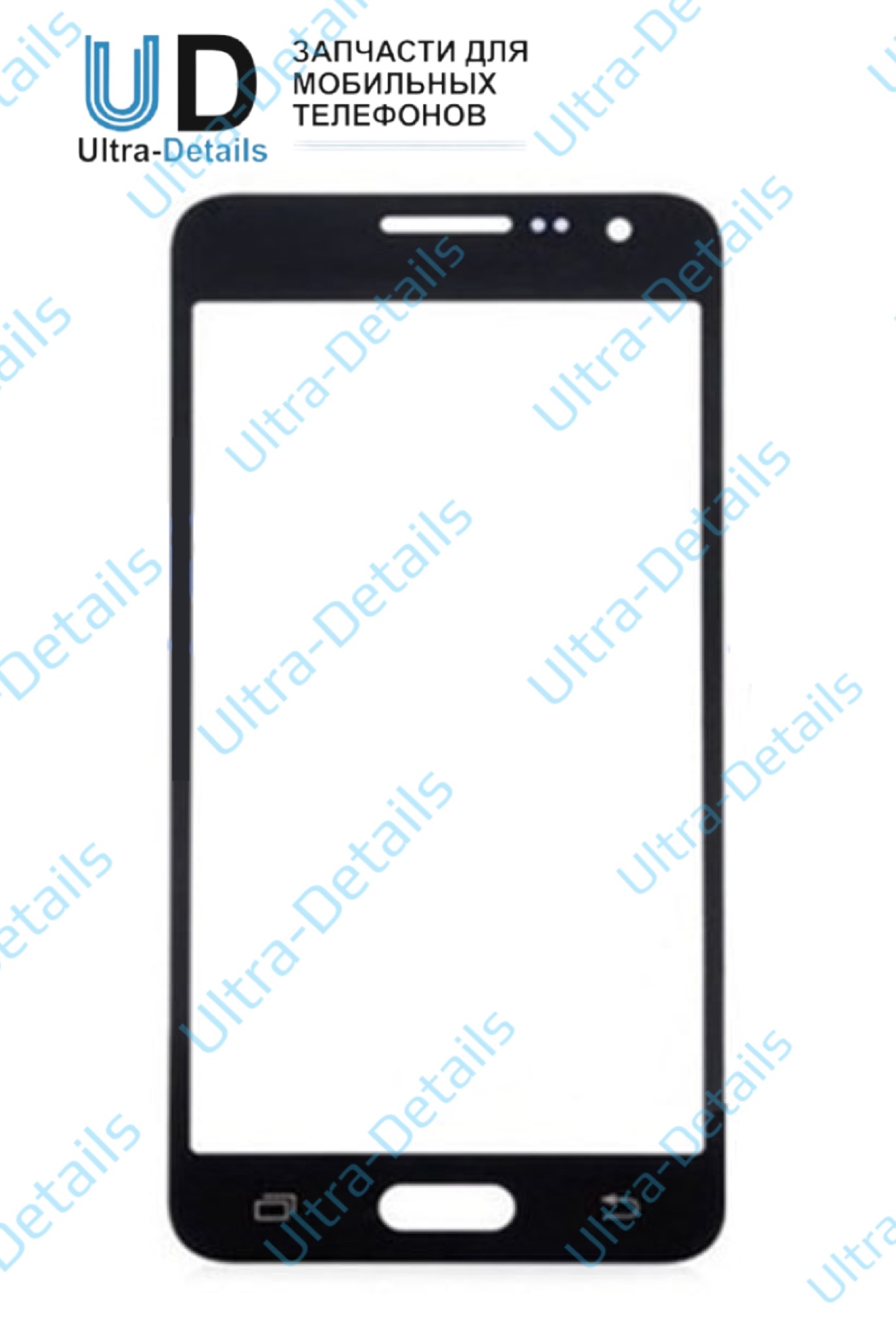 Стекло для переклейки Samsung A700F (черный)