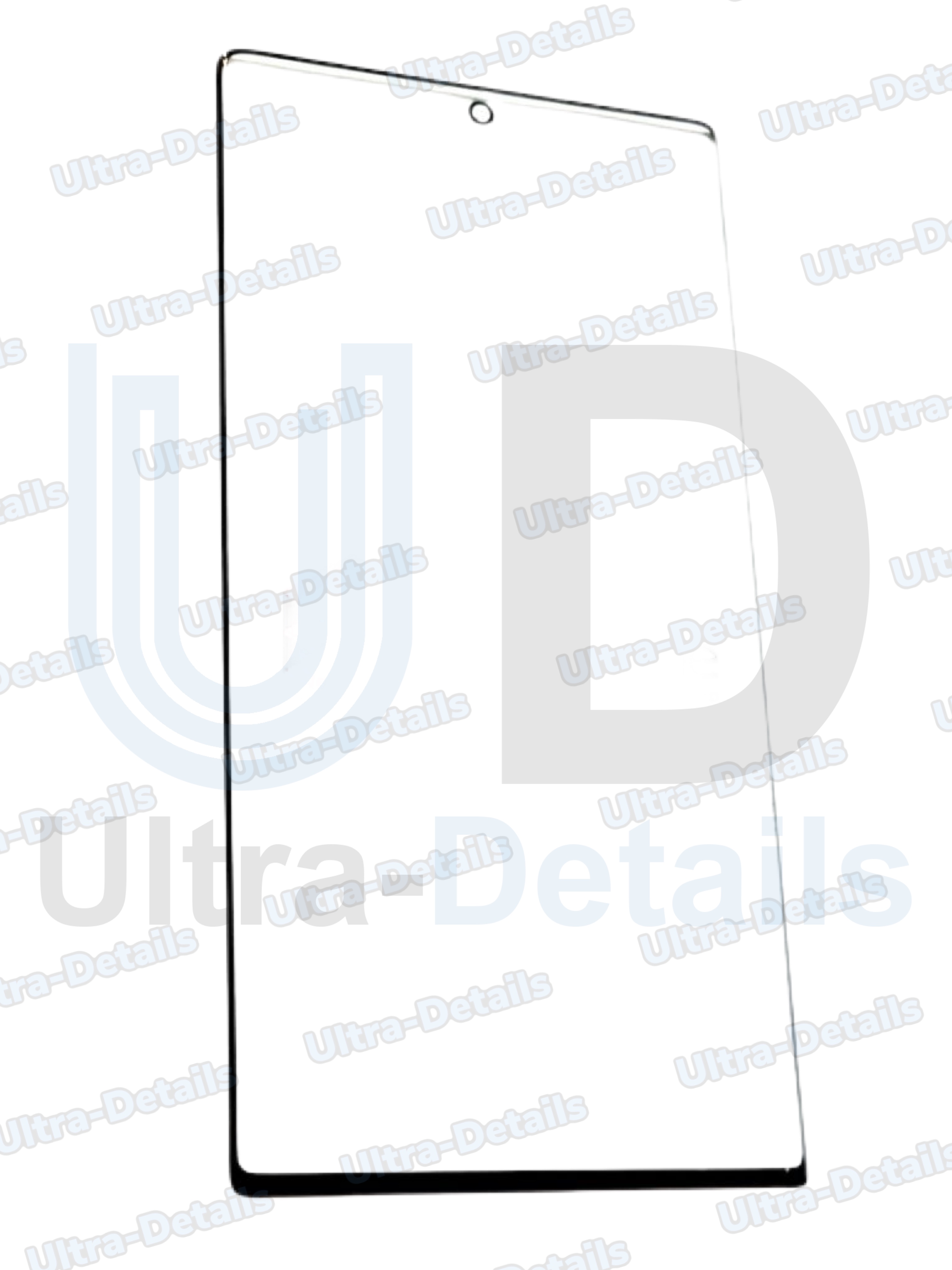 Стекло для переклейки с OCA для Samsung N975F (Note 10+) черный