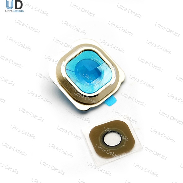 Стекло камеры Samsung S6 Edge (золотой)