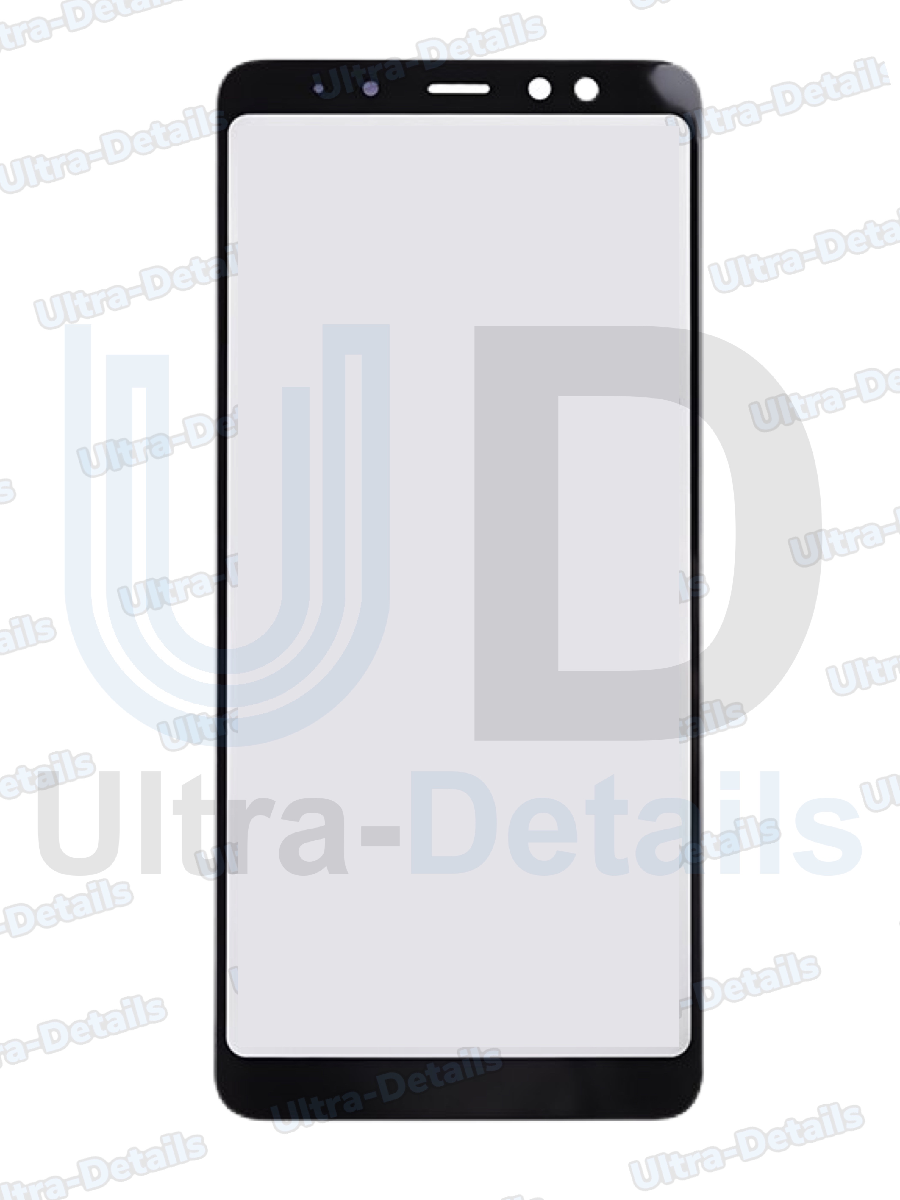 Стекло для переклейки с OCA для Samsung A605F (A6+ 2018) черный