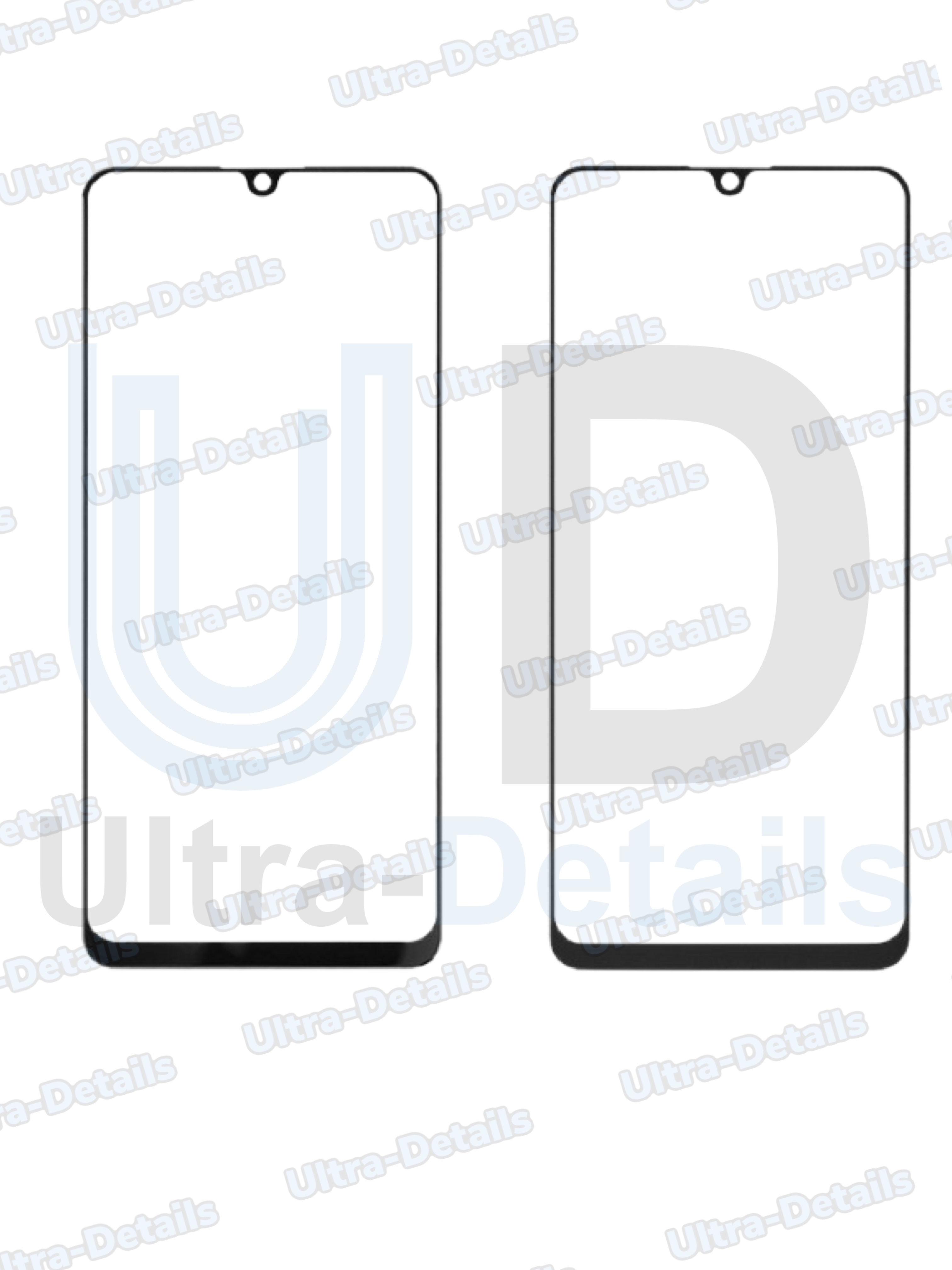 Стекло для переклейки с OCA для Samsung A325F (A32) черный