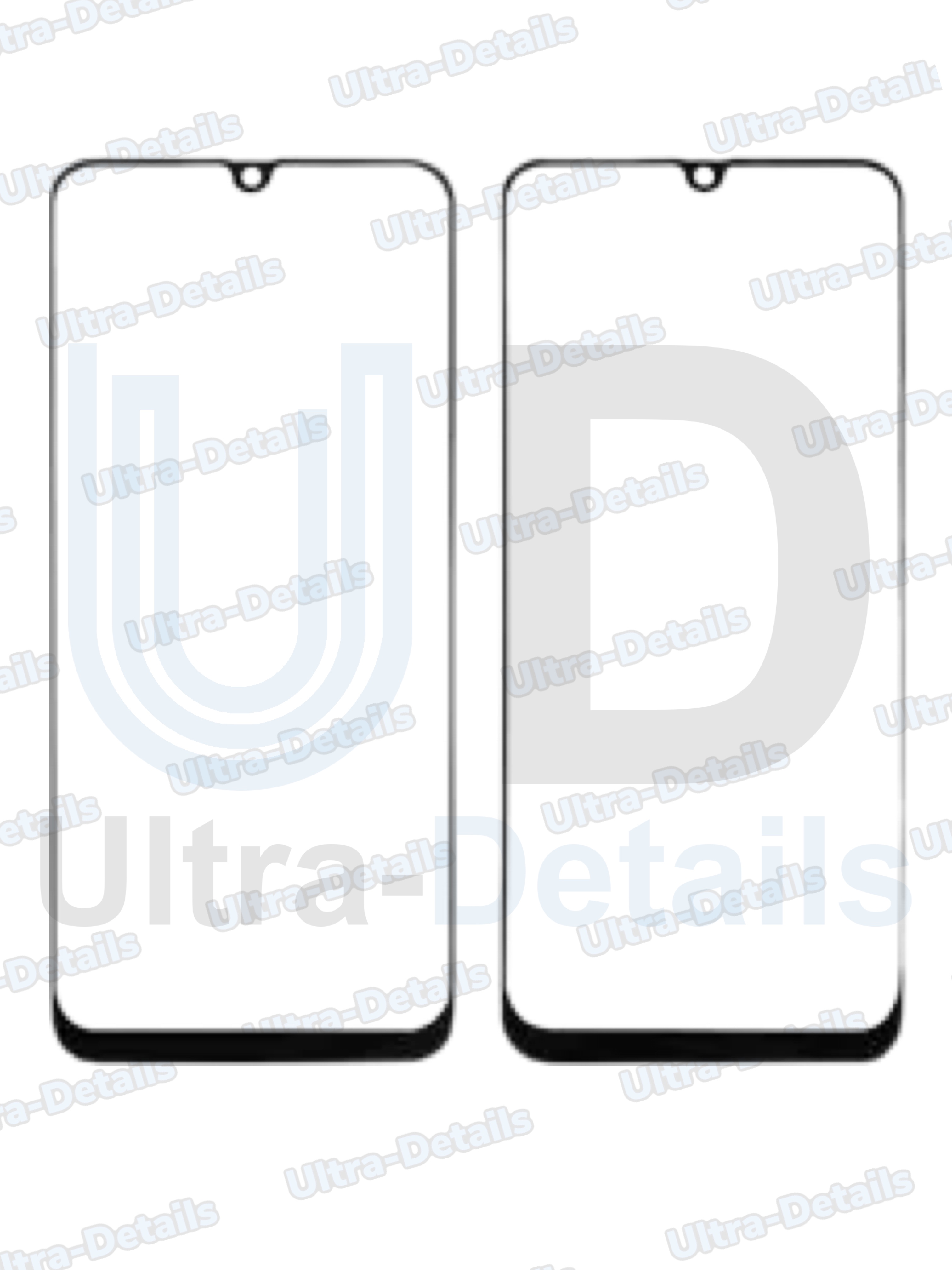 Стекло для переклейки с OCA для Samsung A307F (A30s) черный