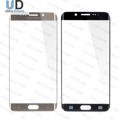 Стекло для переклейки Samsung G928F (S6 Edge+) (золотой)