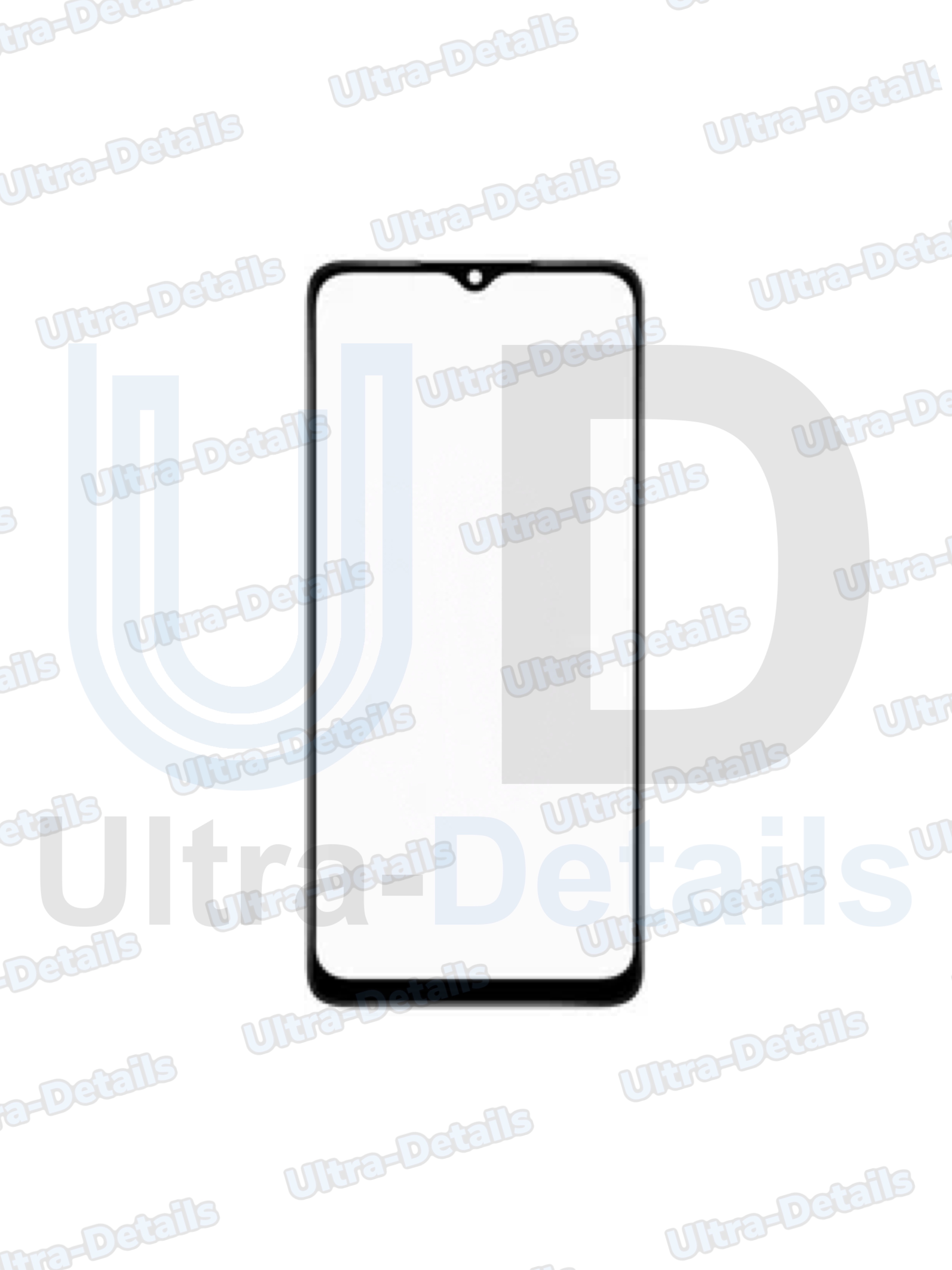 Стекло для переклейки с OCA для Samsung A125F (A12) черный