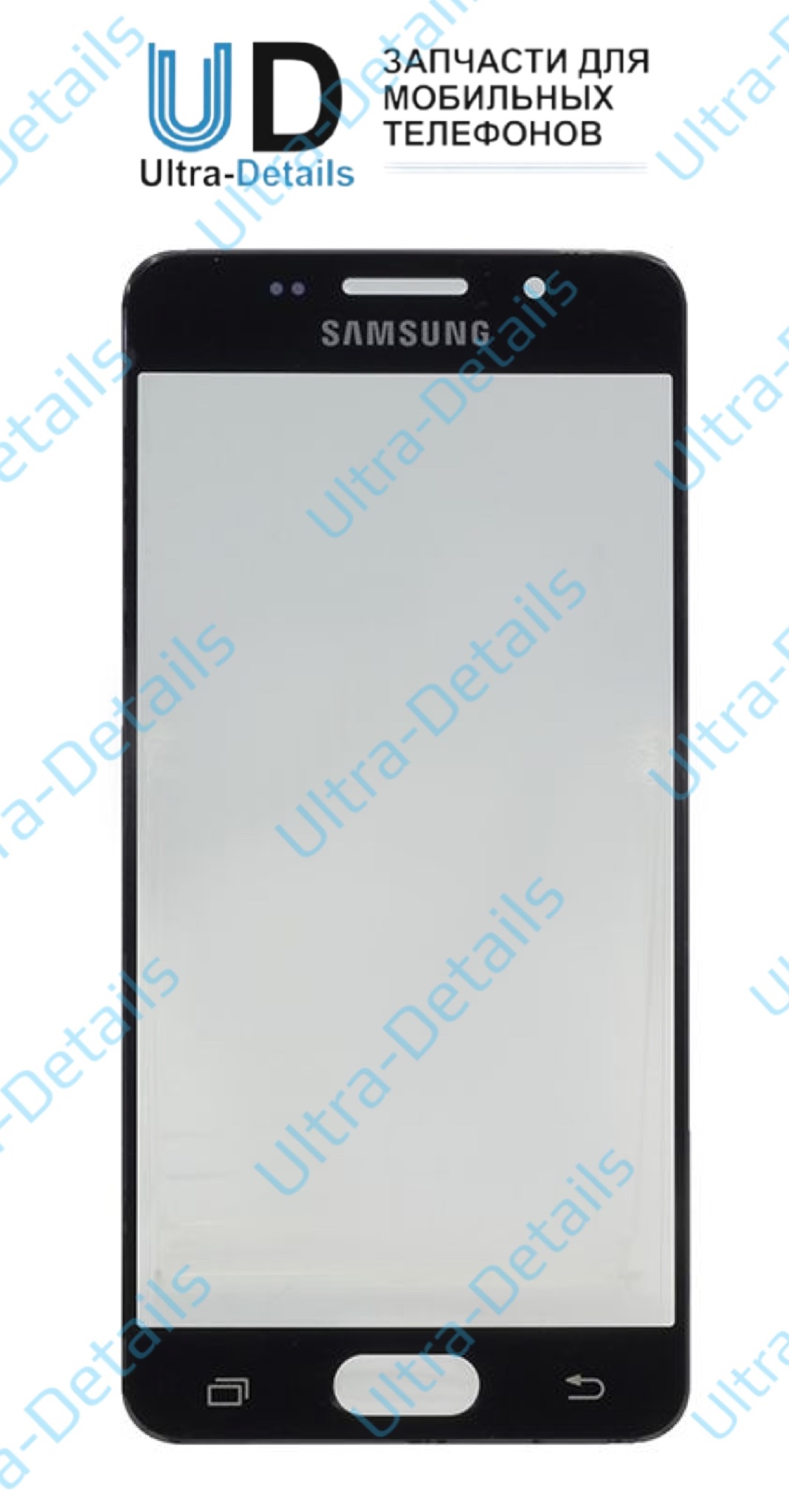 Стекло для переклейки Samsung G920F/G920FD (S6/S6 Duos) (черный)