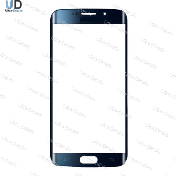 Стекло для переклейки Samsung S6 edge (G925) (синий)