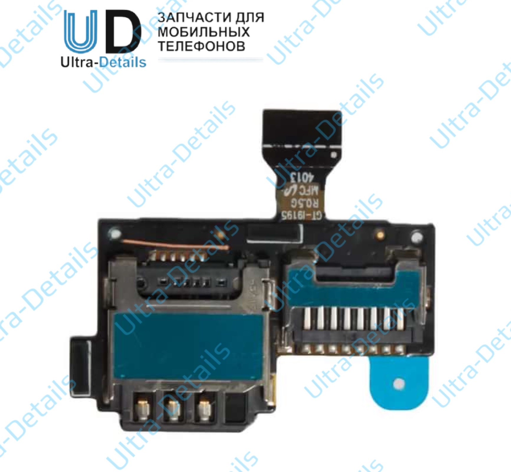 Шлейф Samsung i9190 на разъем SIM/MMC