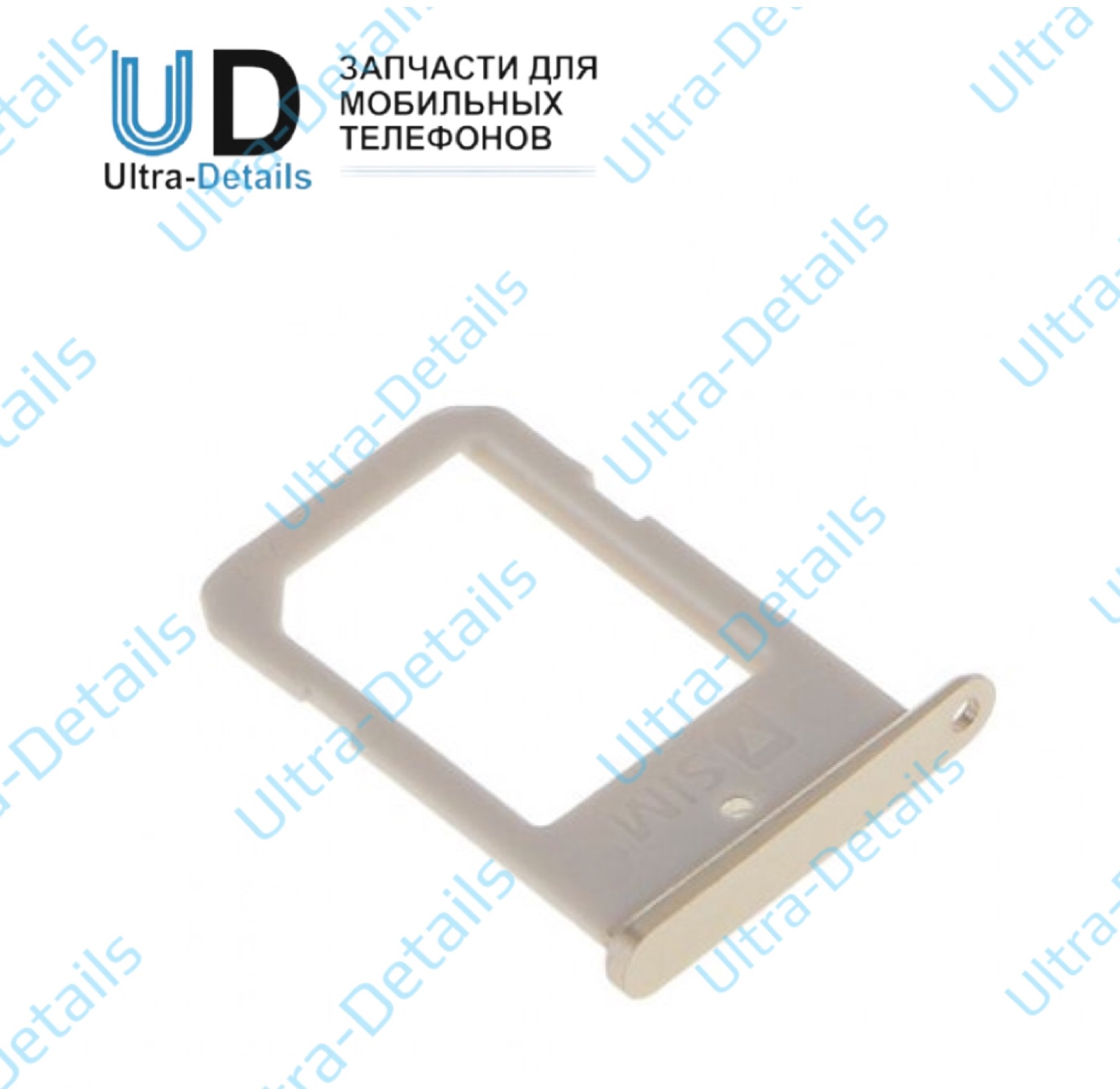 SIM Лоток Samsung G925F (S6 Edge Duos) золотой