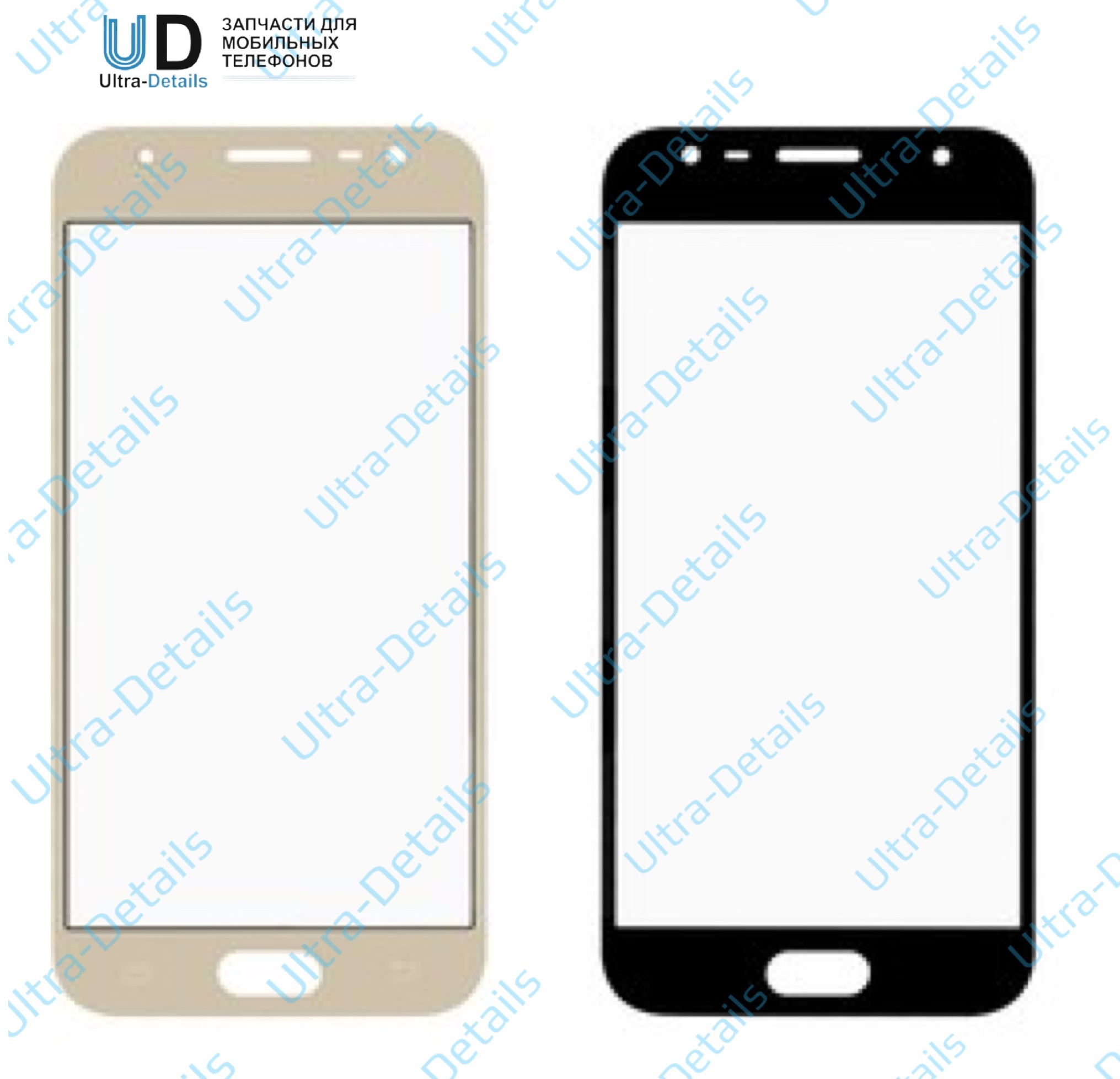 Стекло для переклейки Samsung J330 (J3 2017) (золотой)
