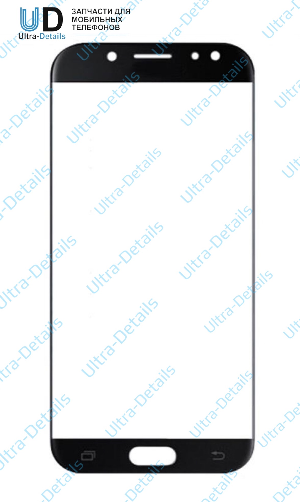 Стекло для переклейки Samsung J730 (J7 2017) (черный)