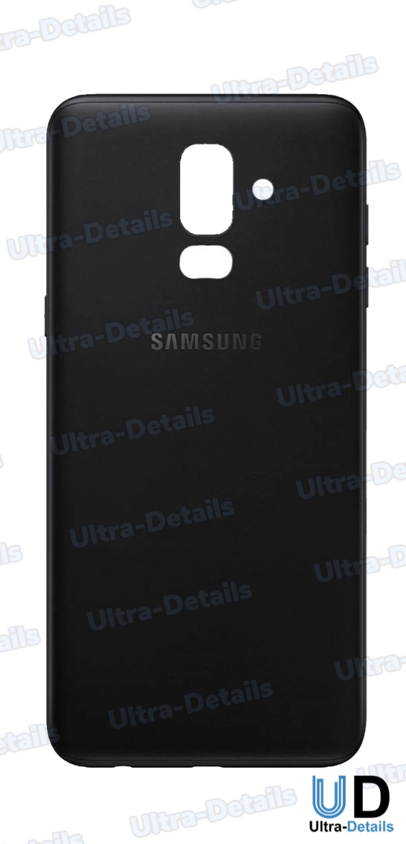 Задняя крышка Samsung J810F (J8 2018) со стеклом камеры (черный)