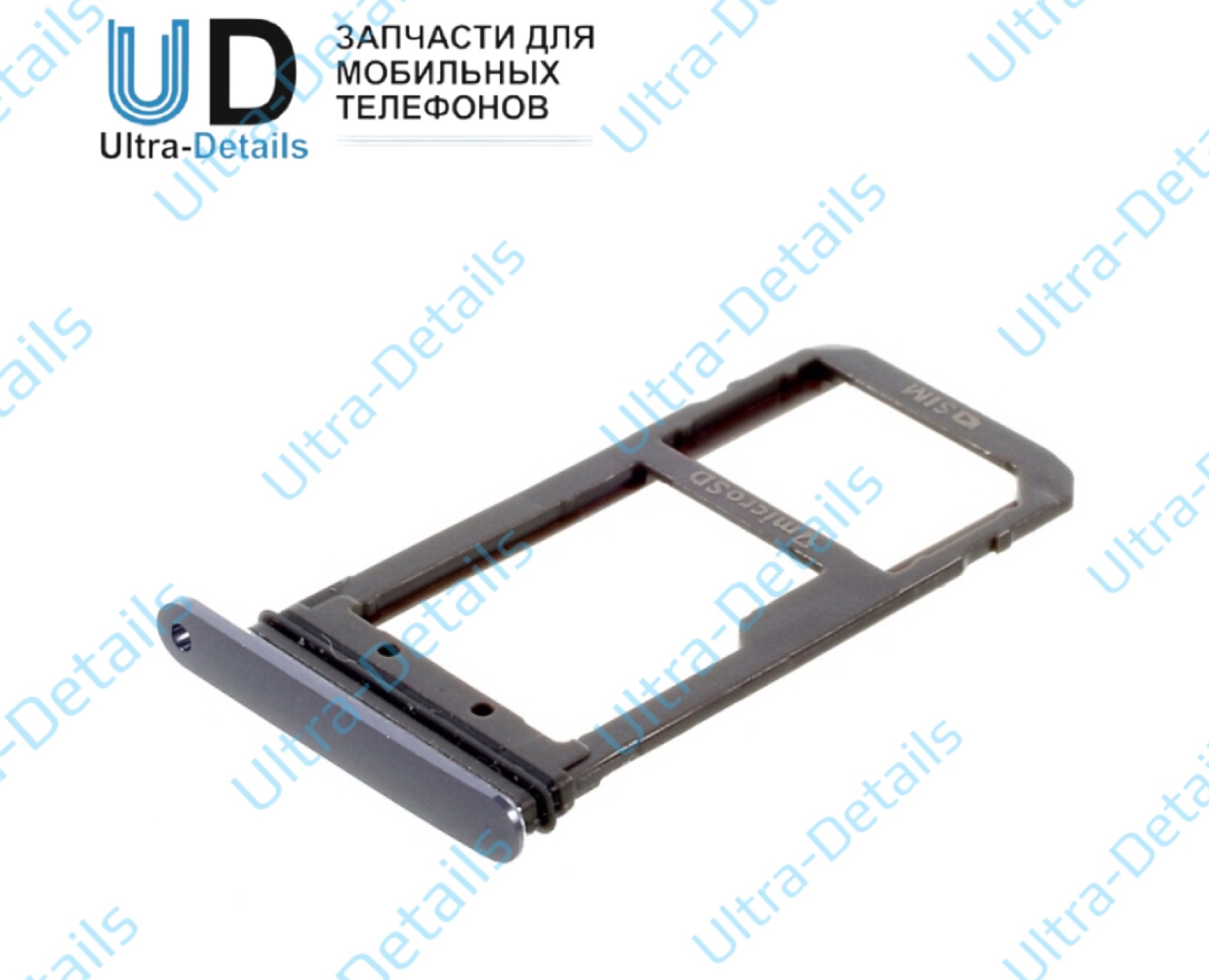 SIM Лоток Samsung G930F (S7 Duos) черный