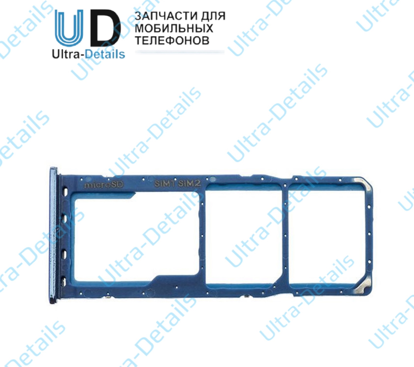 SIM Лоток Samsung A705 (A70) синий