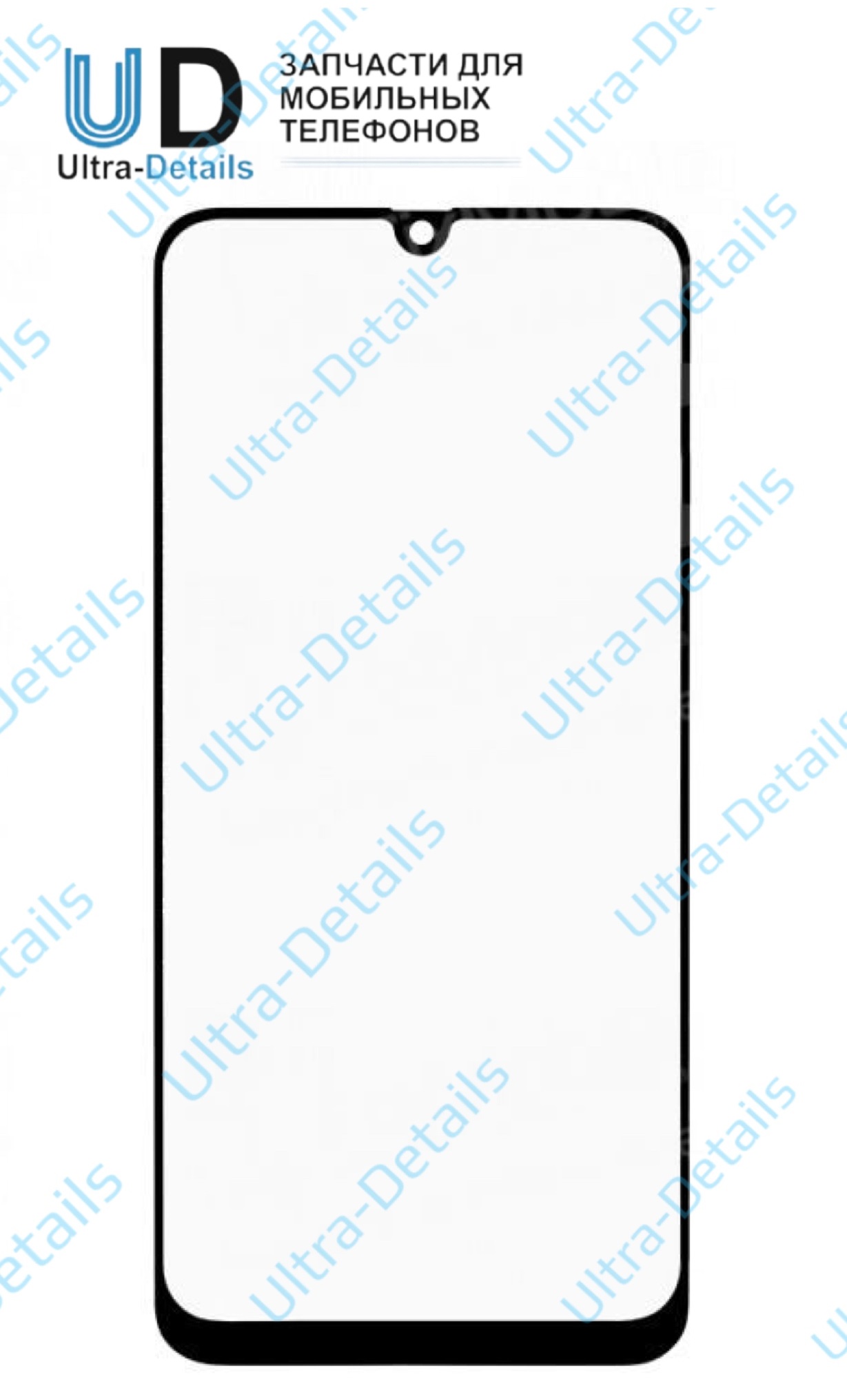 Стекло для переклейки Samsung A307F (A30s) черный