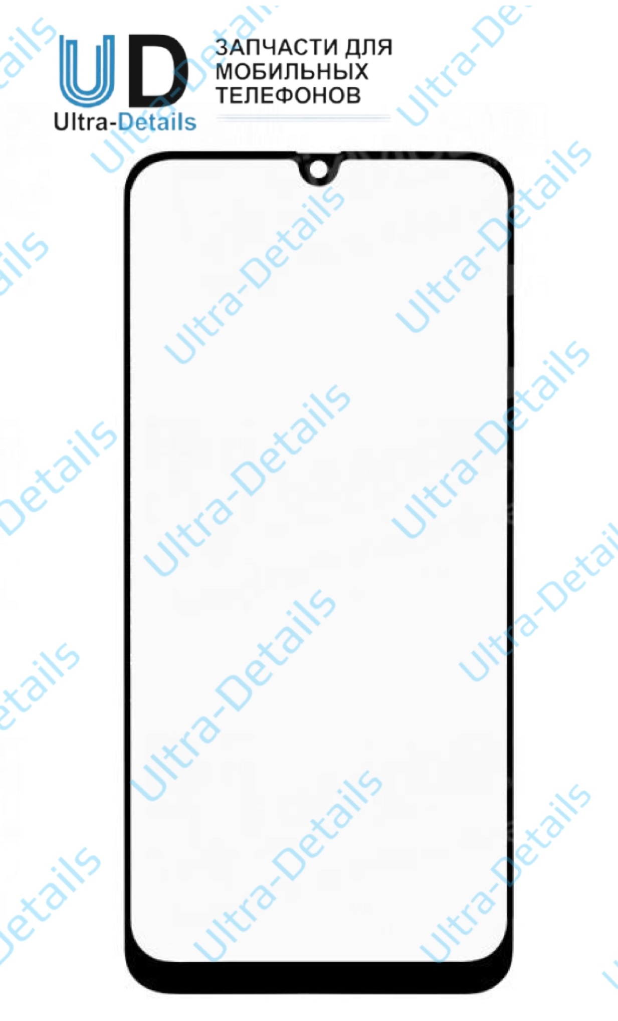 Стекло для переклейки Samsung A415F (A41) черный