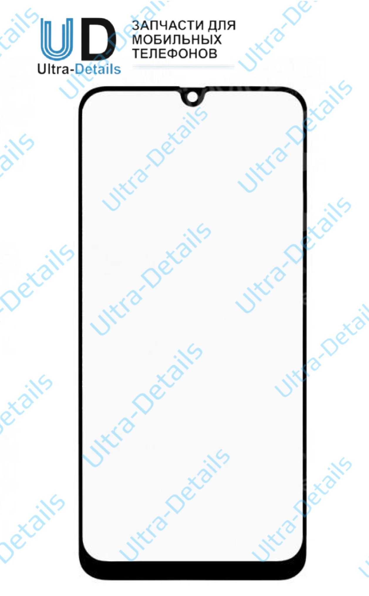 Стекло для переклейки Samsung A315F (A31) черный