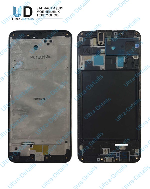 Рамка дисплея для Samsung A207 (A20s) черный
