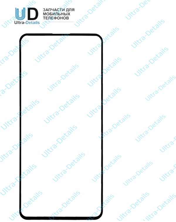 Стекло для переклейки Samsung G980F (S20) черный Оригинал