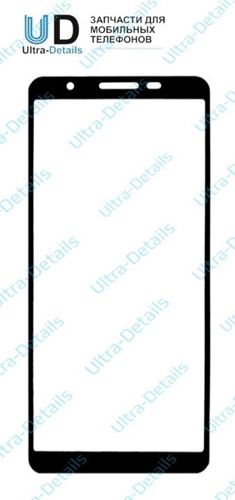 Стекло для переклейки Samsung A013F (A01 Core) черный