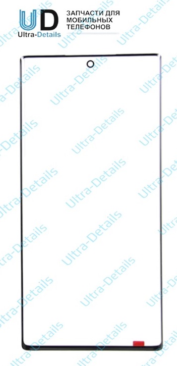 Стекло для переклейки Samsung N975F (Note 10+) черный