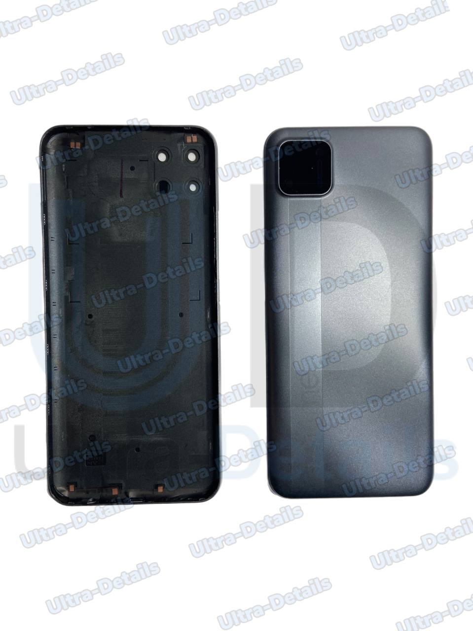 Задняя крышка для Realme C11 (RMX3231) со стеклом камеры (серый)