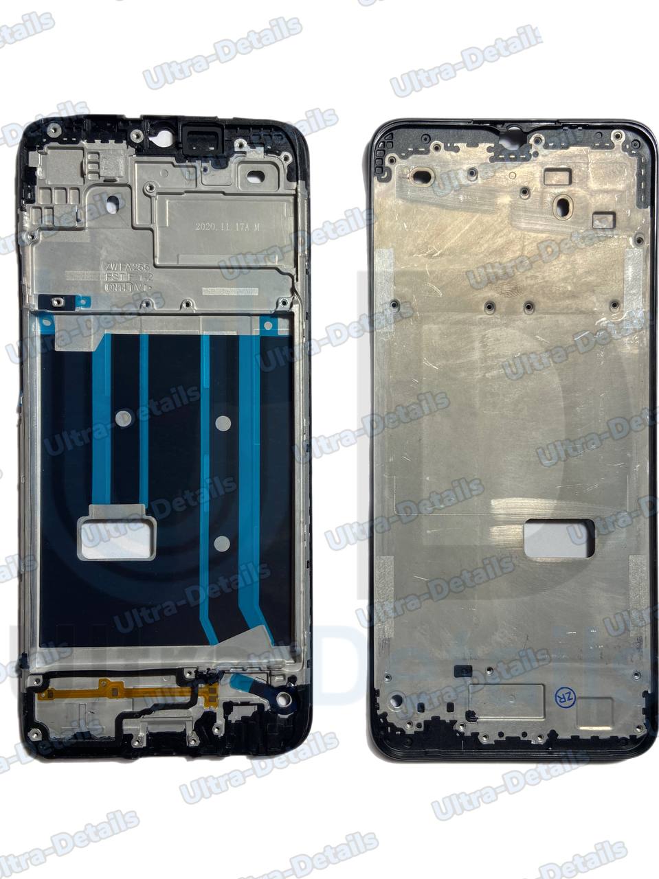 Рамка дисплея для Oppo A15  (CPH2185) /A15s (CPH2179) черный