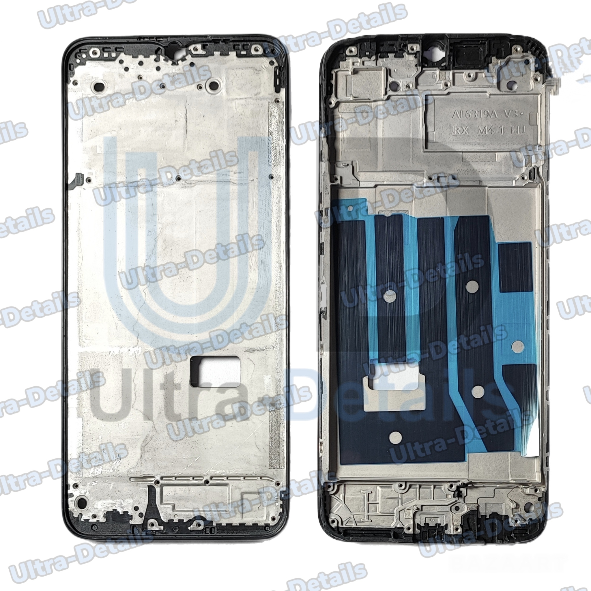 Рамка дисплея для OPPO A17 (CPH2477) / A17k (CPH2471) черный Оригинал
