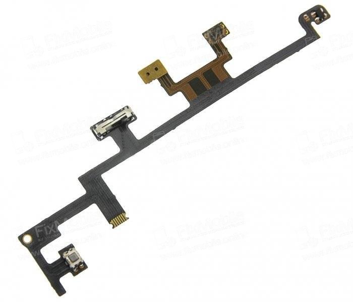 Шлейф iPad 3/4 вкл/громкость/блок