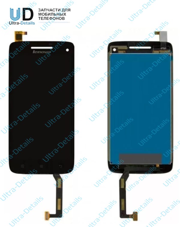 Дисплей для Lenovo S960 Vibe X в сборе с тачскрином (черный)