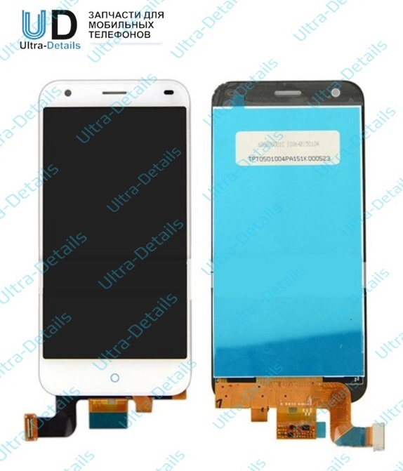 Дисплей для ZTE Blade S6 в сборе с тачскрином (белый)