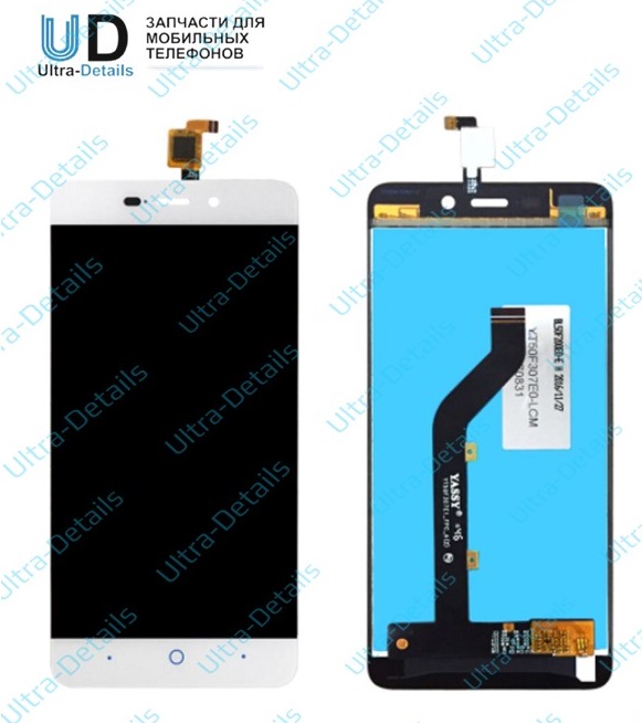 Дисплей для ZTE Blade X3 (D2 A452) в сборе с тачскрином (белый)