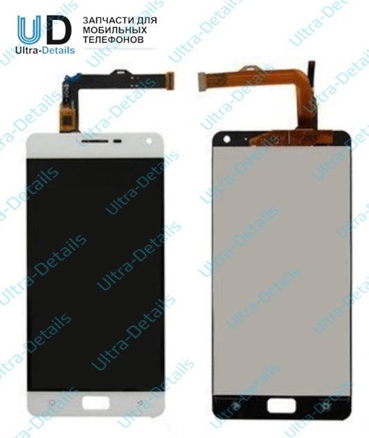 Дисплей для Lenovo Vibe P1 в сборе с тачскрином (белый)