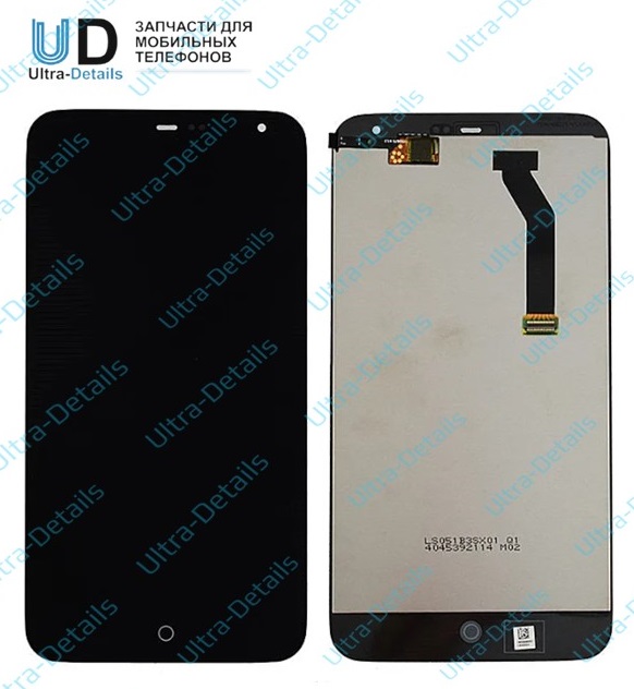 Дисплей для Meizu MX3 в сборе с тачскрином (черный)