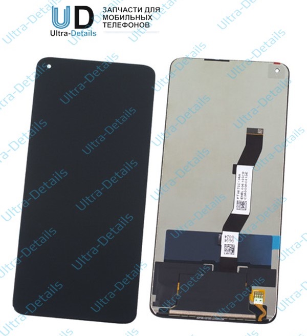 Дисплей для Xiaomi Mi 10T 5G / 10T Pro 5G / Redmi K30s (M2007J3SY / M2007J3SG  /M2007J3SC ) в сборе с тачскрином (черный) Премиум
